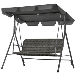 Садовые качели Outsunny 867-148V00GG (Dark Grey) Thumb