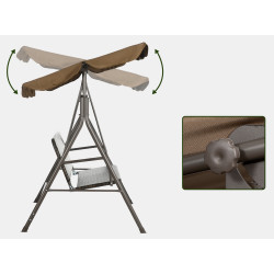 Leagan de gradina Outsunny 867-148V00MB (Brown) Thumb