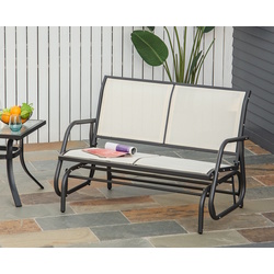 Scaun balansoar Outsunny 84A-076CW (Beige/Black)