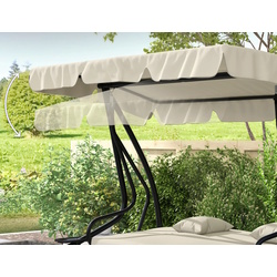 Scaun balansoar cu tent Outsunny 84A-051V01CW (Cream) Thumb