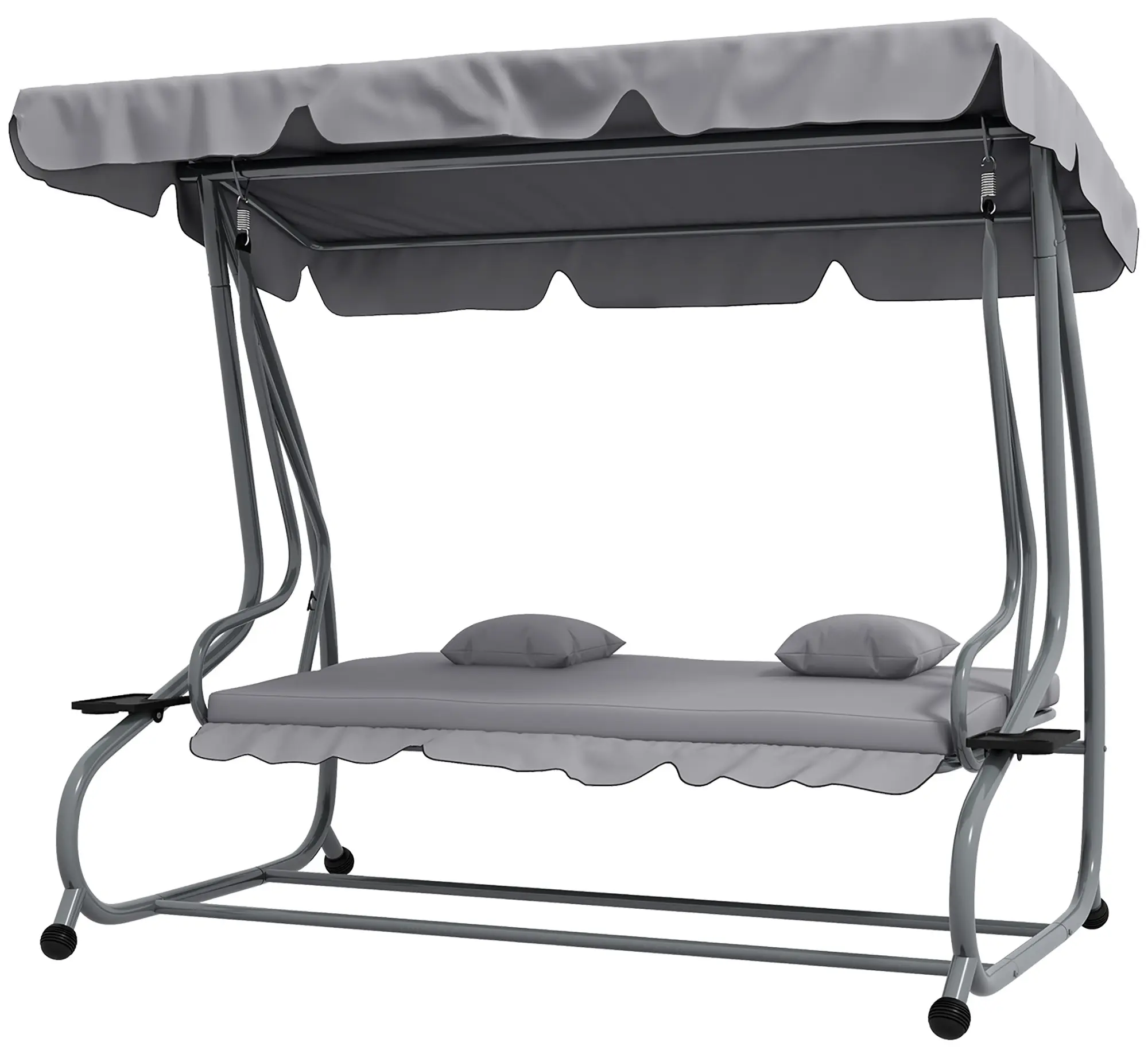 Скамья-качели с тентом Outsunny 84A-051V01LG (Grey)