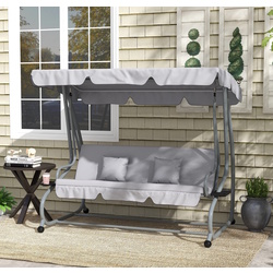 Скамья-качели с тентом Outsunny 84A-051V01LG (Grey)