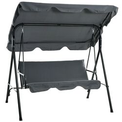 Скамья-качели с тентом Outsunny 84A-054V04GY (Grey) Thumb