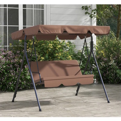 Скамья-качели с тентом Outsunny 84A-054V05BN (Brown)