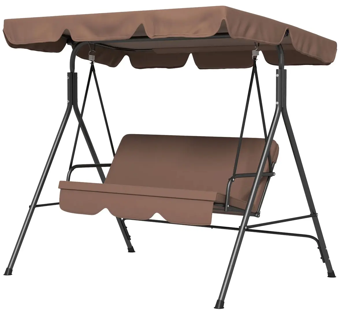 Scaun balansoar cu tent Outsunny 84A-054V05BN (Brown)