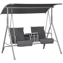Scaun balansoar cu tent Outsunny 84A-057V01GY (Grey) Thumb