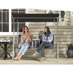 Scaun balansoar cu tent Outsunny 84A-057V01GY (Grey) Thumb