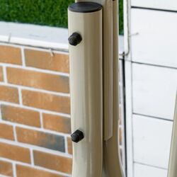 Скамья-качели с тентом Outsunny 84A-101V01LR (Brown/Beige) Thumb