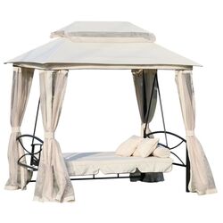 Scaun balansoar Outsunny 84A-102 (Beige) Thumb