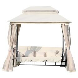 Scaun balansoar Outsunny 84A-102 (Beige) Thumb