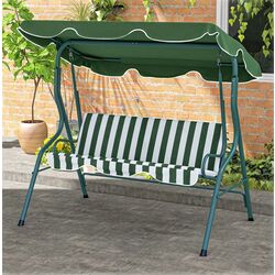 Скамья-качели с тентом Outsunny 84A-118V01GN (Green)