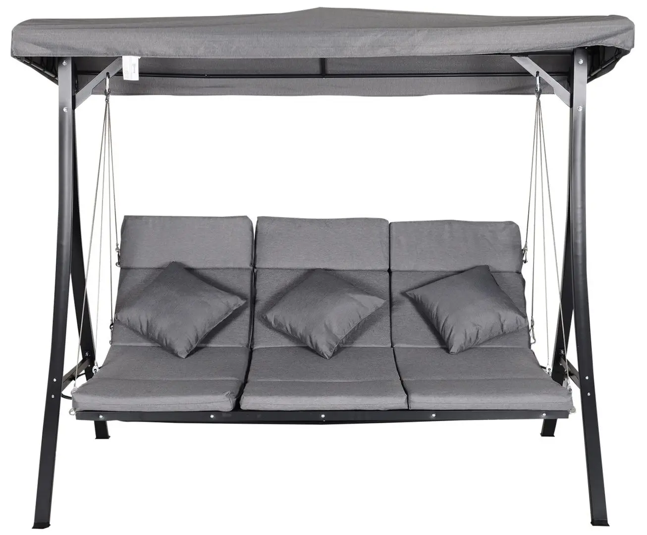 Scaun balansoar cu tent Outsunny 84A-139 (Grey)