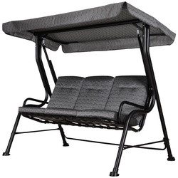 Scaun balansoar cu tent Outsunny 84A-140BK (Black) Thumb