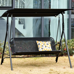 Скамья-качели с тентом Outsunny 84A-181BK (Black)