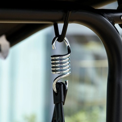 Scaun balansoar cu tent Outsunny 84A-181BK (Black) Thumb