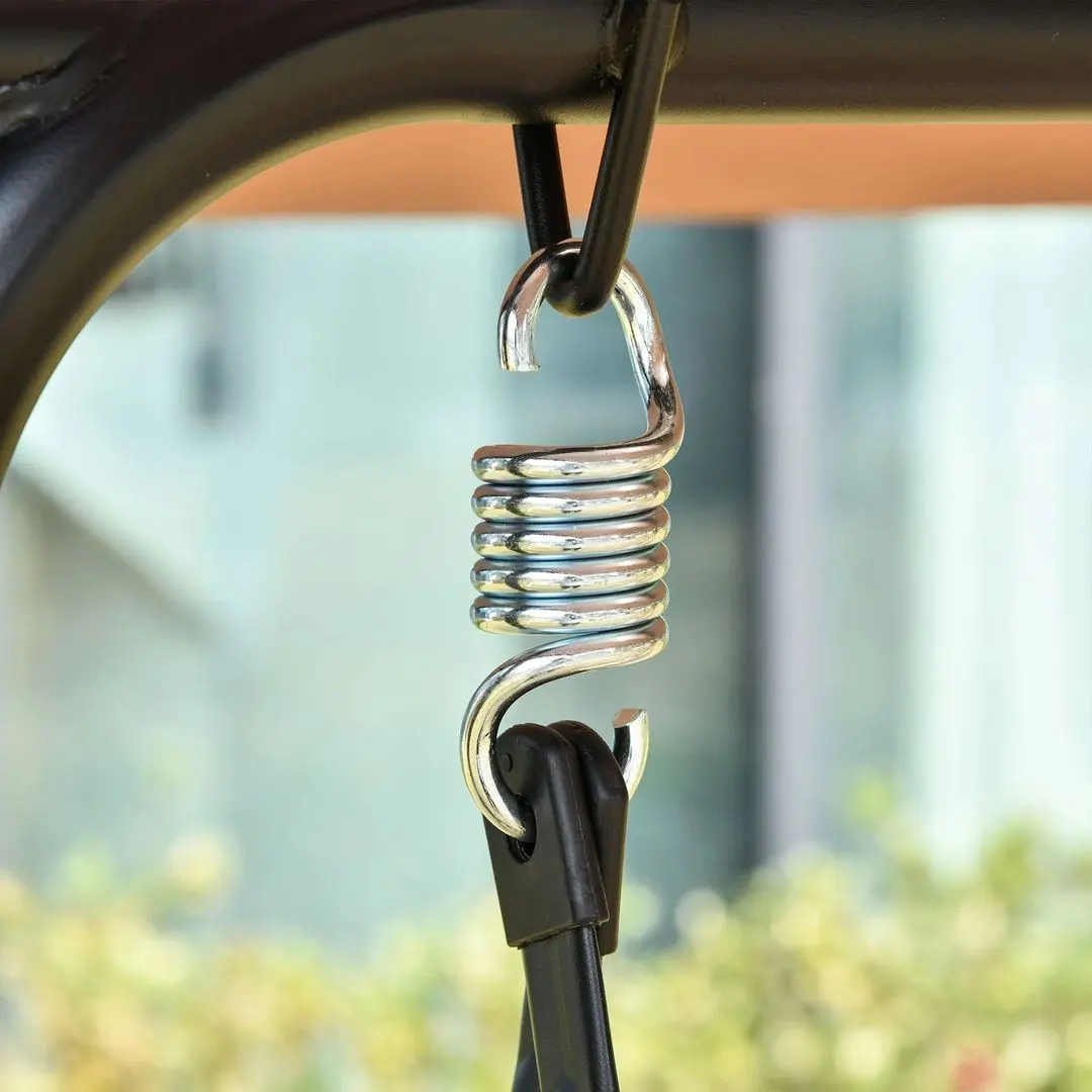 Scaun balansoar cu tent Outsunny 84A-181BN (Brown)