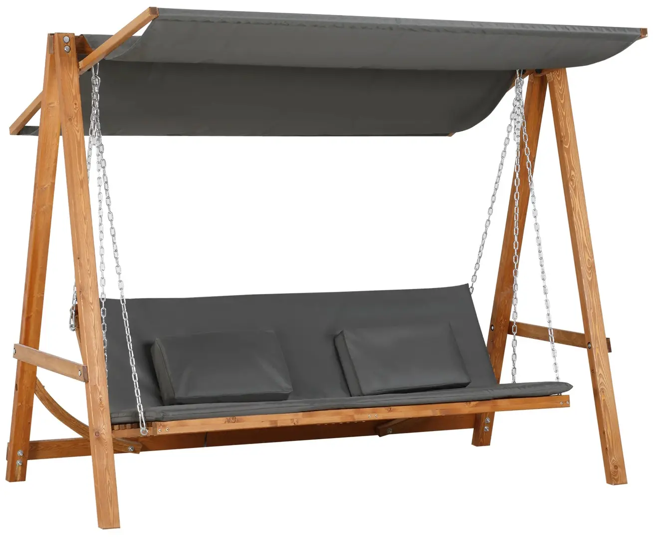 Scaun balansoar cu tent Outsunny 84A-239 (Grey) - 3