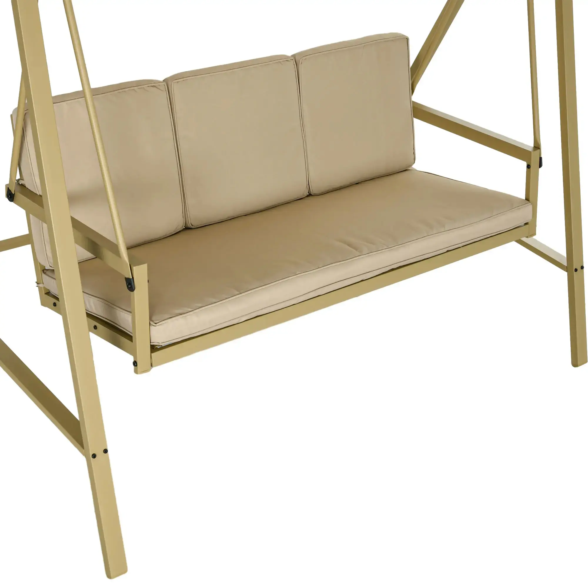 Scaun balansoar cu tent Outsunny 84A-307V00BG (Beige) - 4