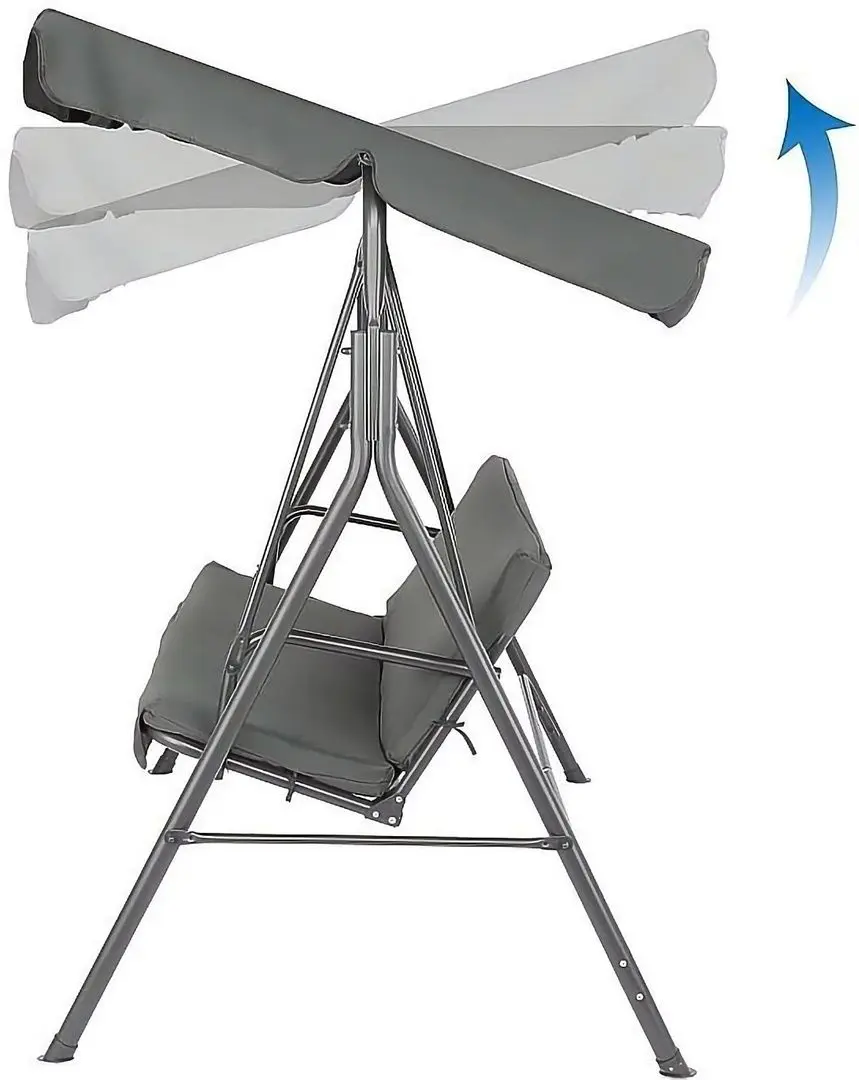 Scaun balansoar Procart DGSC002G (Grey) - 4