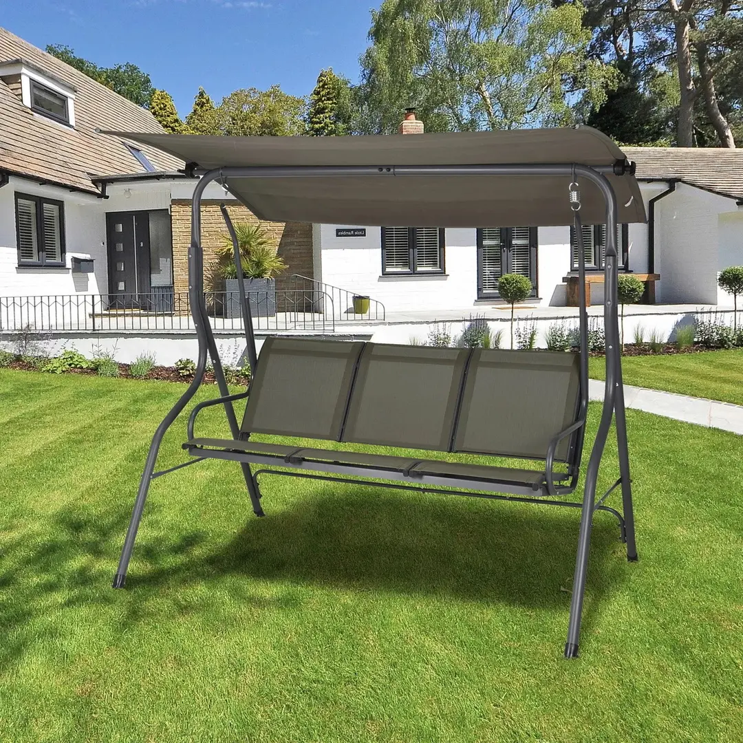 Скамья-качели с тентом Progarden 08665 (Grey)