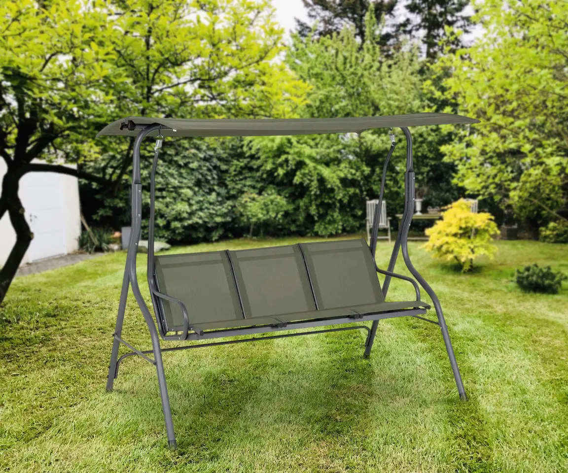 Скамья-качели с тентом Progarden 08666 (Green)