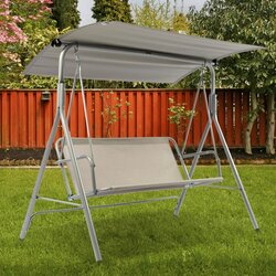 Скамья-качели с тентом Progarden 08667 (Light Grey)