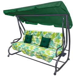 Scaun balansoar Ramiz 8011 Palm Leaves (Green) Thumb