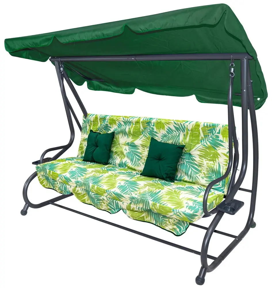 Scaun balansoar Ramiz 8011 Palm Leaves (Green)