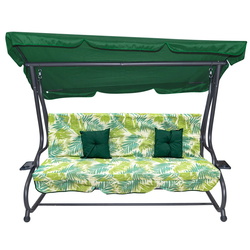 Scaun balansoar Ramiz 8011 Palm Leaves (Green) Thumb