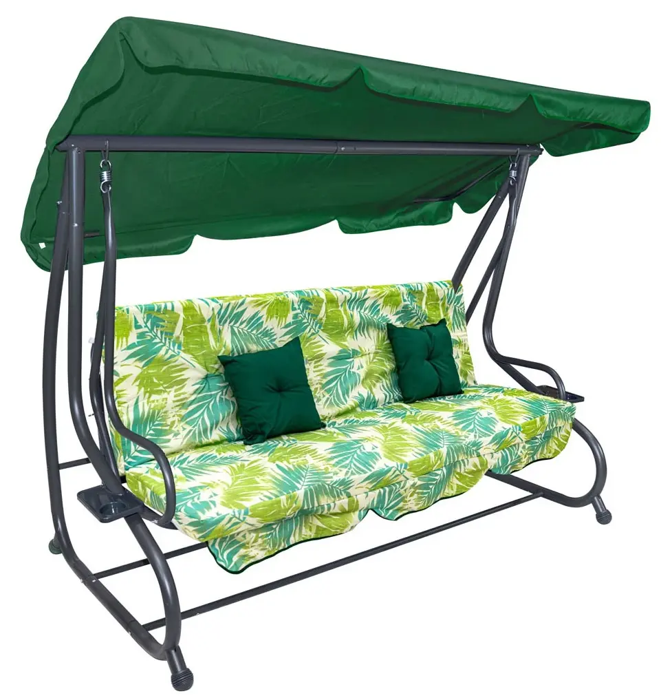 Scaun balansoar Ramiz 8011 Palm Leaves (Green)