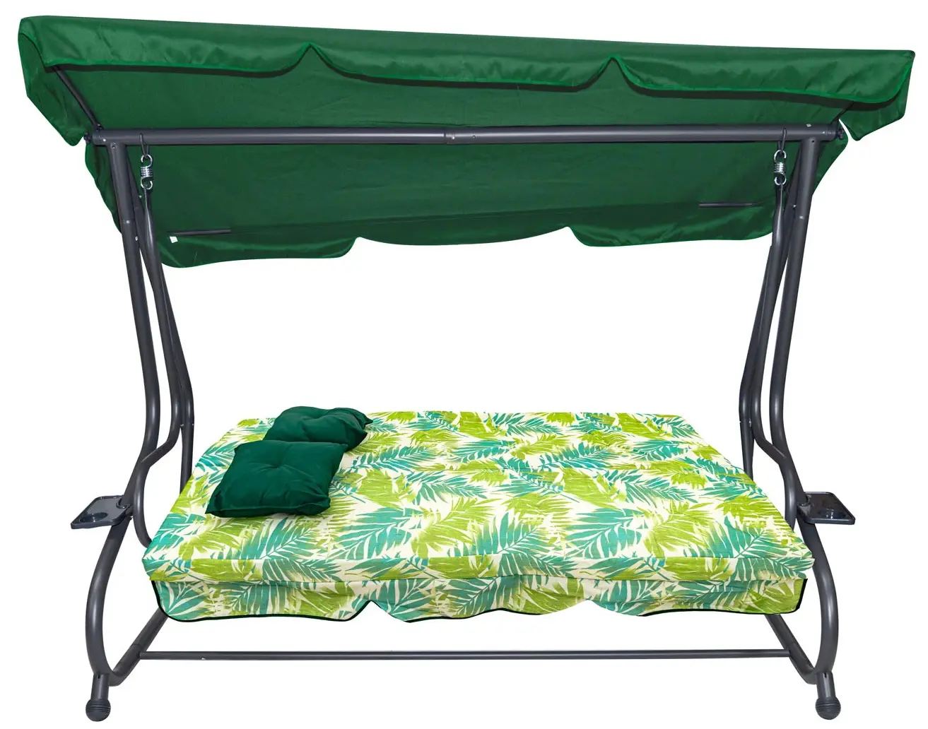 Scaun balansoar Ramiz 8011 Palm Leaves (Green)