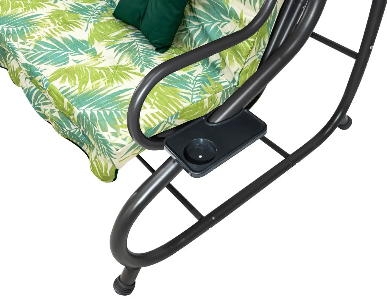 Scaun balansoar Ramiz 8011 Palm Leaves (Green)