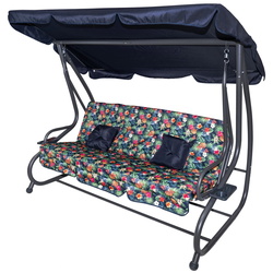 Скамья-качели с тентом Ramiz 8011 Tropic (Blue) Thumb