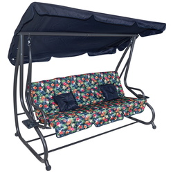 Скамья-качели с тентом Ramiz 8011 Tropic (Blue) Thumb