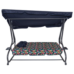 Скамья-качели с тентом Ramiz 8011 Tropic (Blue) Thumb