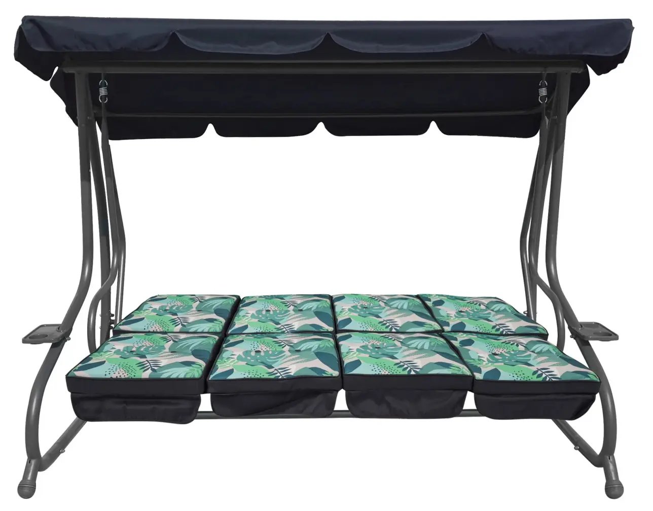 Scaun balansoar Ramiz 8078 (Monstera Leaves)