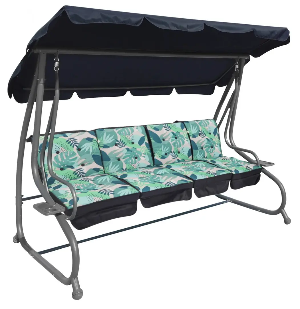 Scaun balansoar Ramiz 8078 (Monstera Leaves)