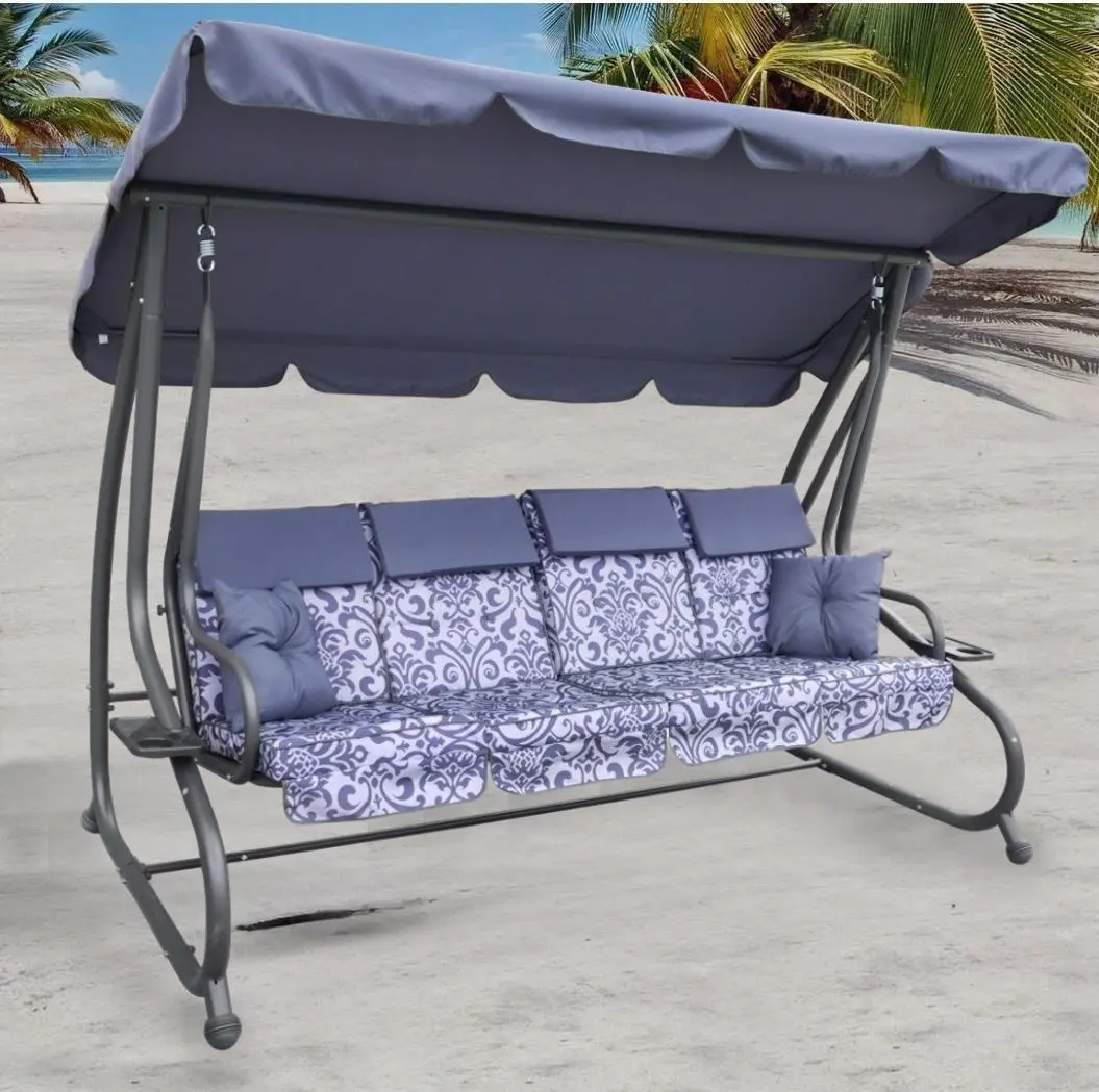 Скамья-качели с тентом Ramiz 8078 SZ (Grey)