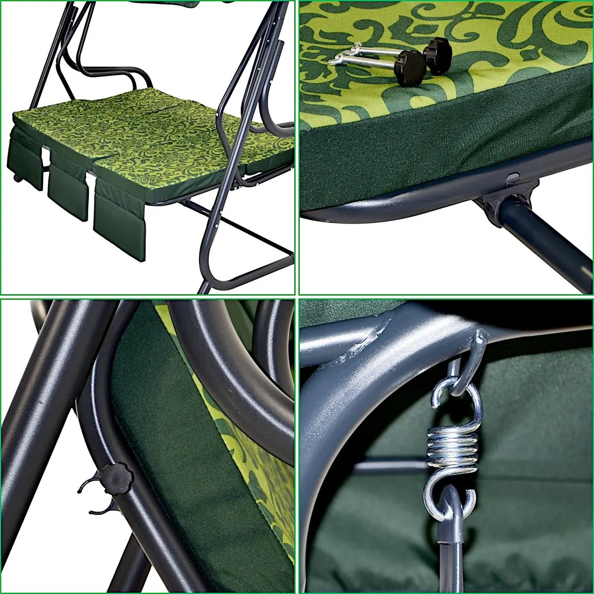 Leagan de gradina Saska Garden Lena 1067100 (Green) - 7