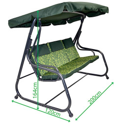 Leagan de gradina Saska Garden Lena 1067100 (Green) Thumb