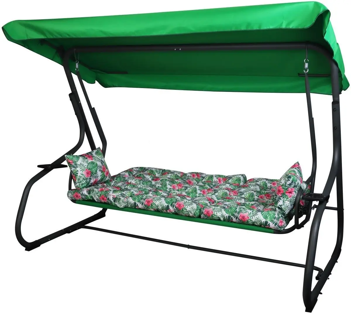 Scaun balansoar Saska Garden Matylda (Green/Multicolor)