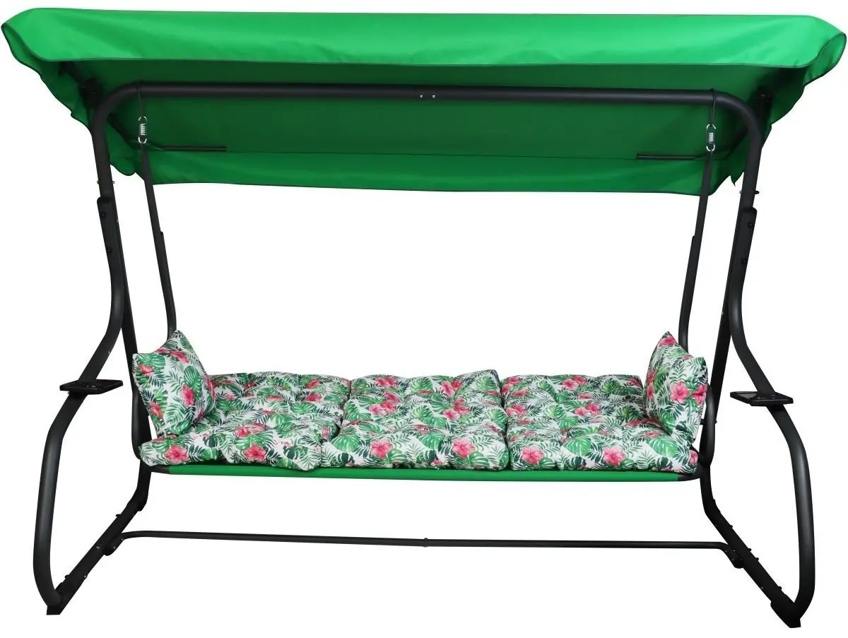 Scaun balansoar Saska Garden Matylda (Green/Multicolor)