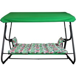 Scaun balansoar Saska Garden Matylda (Green/Multicolor) Thumb