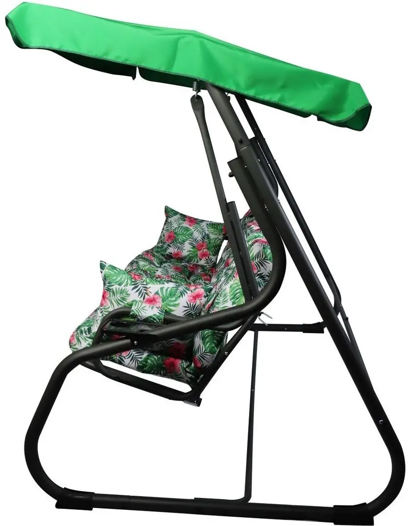 Scaun balansoar Saska Garden Matylda (Green/Multicolor)