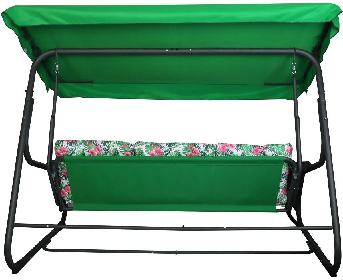 Scaun balansoar Saska Garden Matylda (Green/Multicolor)