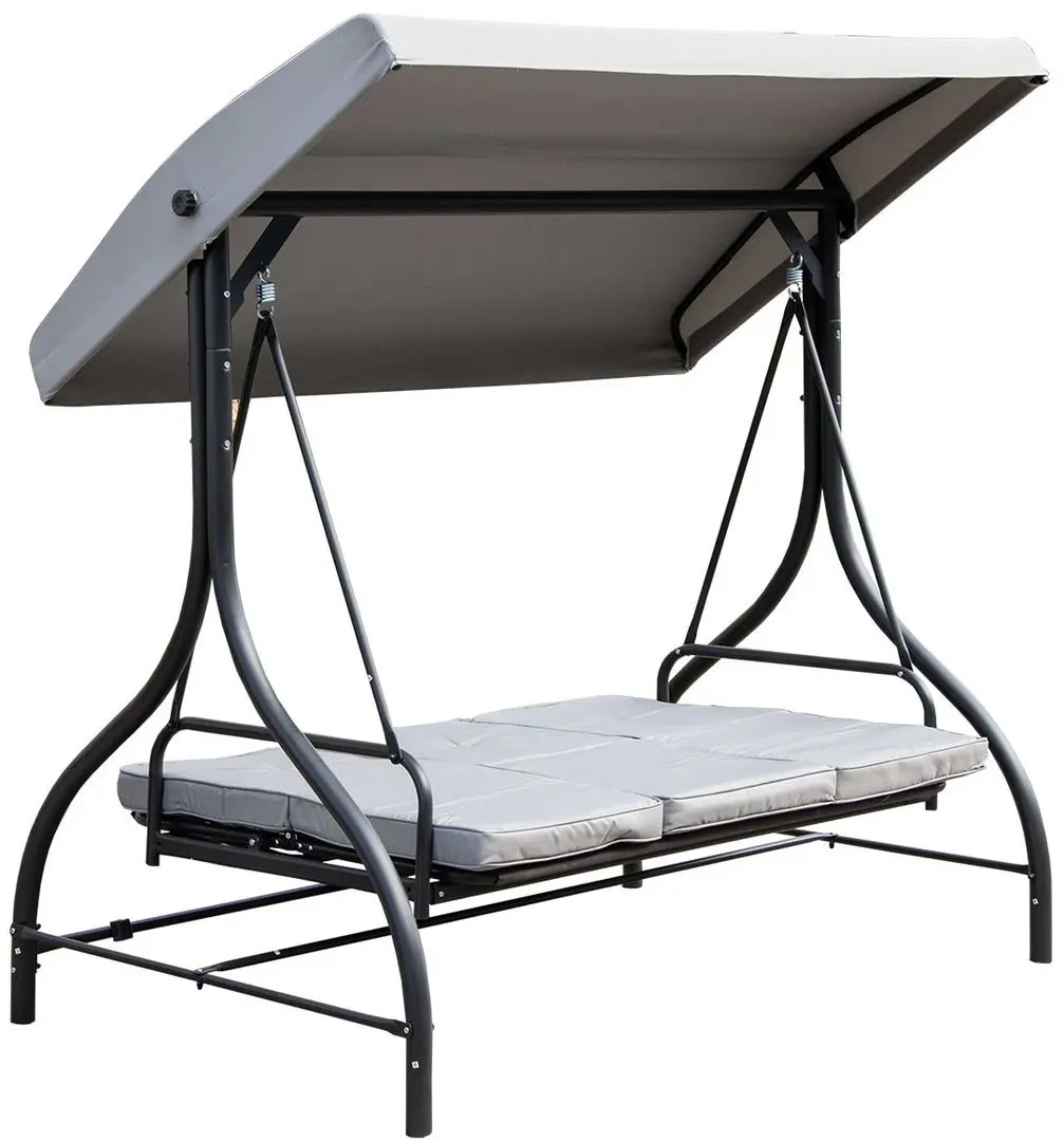 Scaun balansoar Saska Garden Nina (Grey)