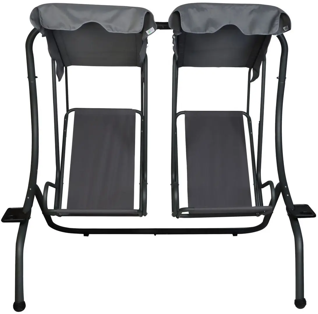 Скамья-качели с тентом Saska Garden Sonic Mosaic (Grey/Blue)