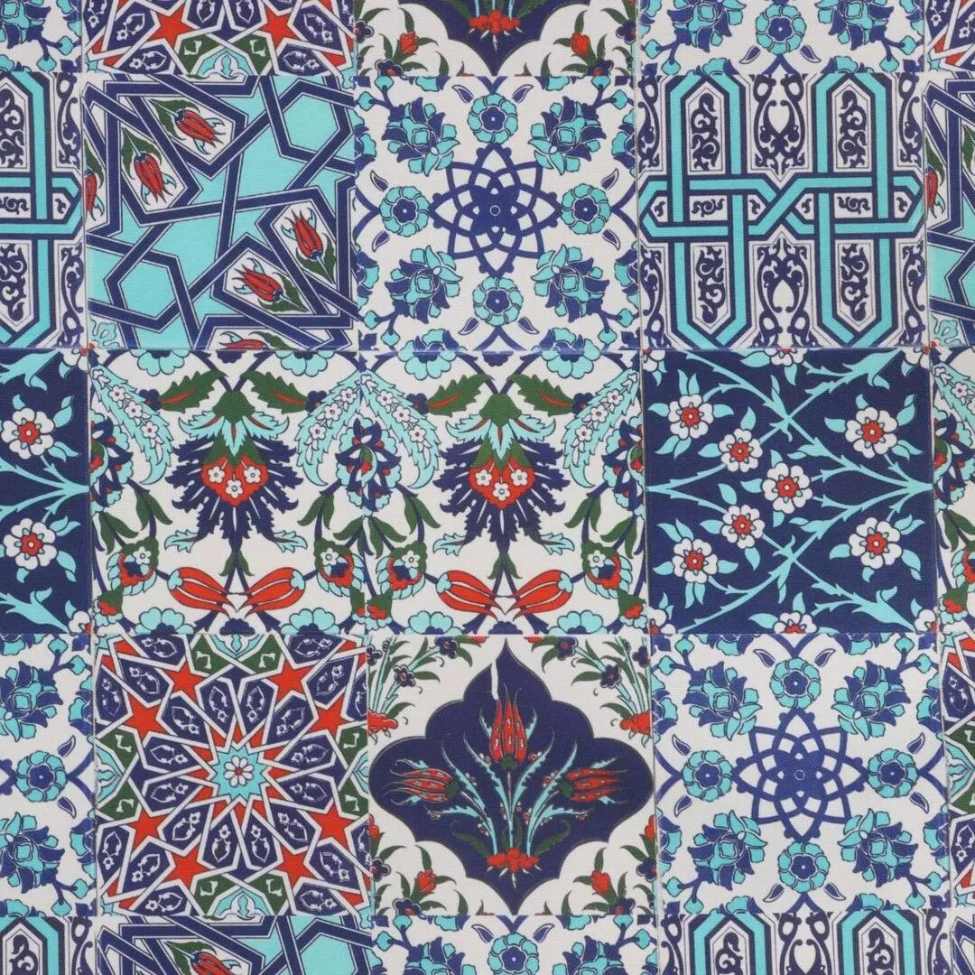 Скамья-качели с тентом Saska Garden Sonic Mosaic (Grey/Blue)