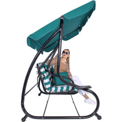 Leagan de gradina Springos GS0024 (Blue/White) Thumb