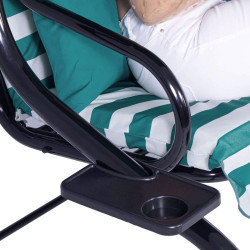 Leagan de gradina Springos GS0024 (Blue/White) Thumb